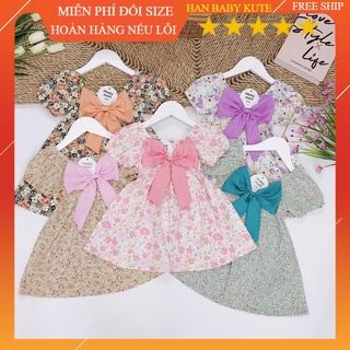 Váy bé gái 8-18kg, chất thô lụa mềm mịn vh010