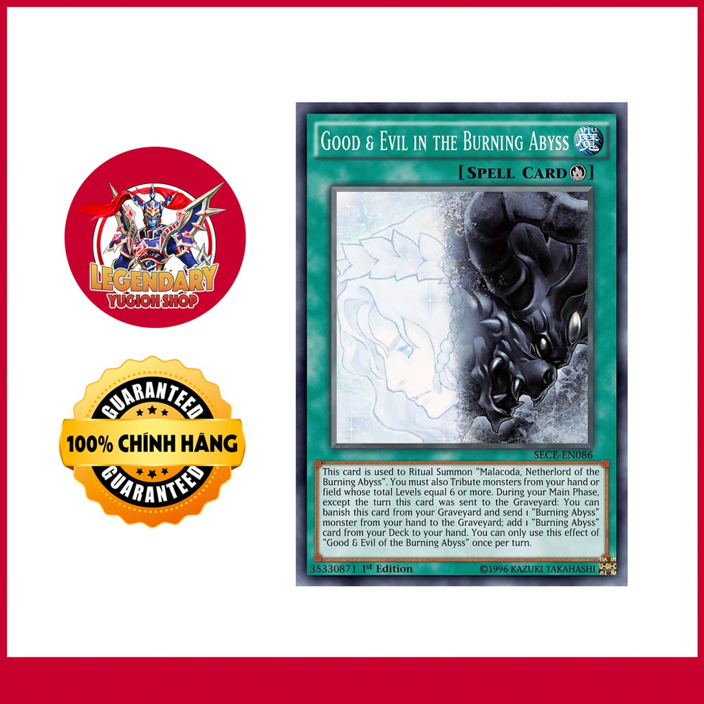 [Thẻ Bài Yugioh Chính Hãng] 'Good & Evil In The Burning Abyss'
