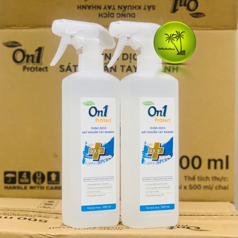 [Q10] 500ml Dung Dịch Rửa Tay Khô On1 Hương BamBoo Charcoal 500ml DB500