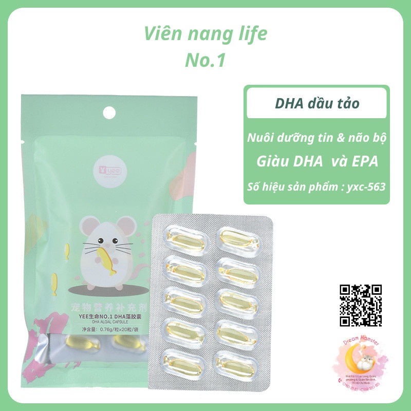 Viên nang chăm sóc sức khoẻ Yee cho hamster