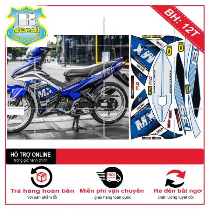 ( Quí khách vui lòng mang ra tiệm cho thợ dán ) Tem EX 2011 MX DECAL 46 [Bi Decal]