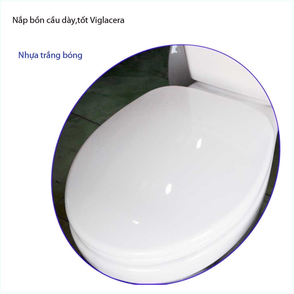 Nắp đậy bồn cầu Viglacera VI66-VI177,VT18M,VI88,VT34 nắp bàn cầu cao cấp dày