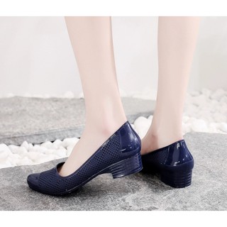 Giày búp bê phối lưới