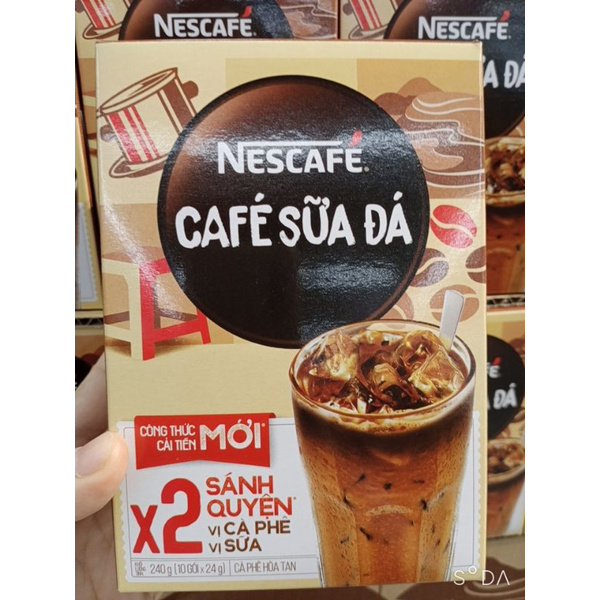 NESCAFÉ sữa đá 3IN1- Hộp 10 gói x 24g