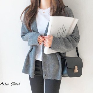 Áo len Cadigan lông thỏ