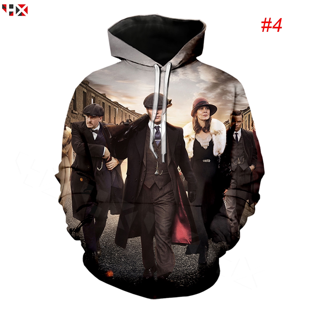 Hx Áo Hoodie Tay Dài In Họa Tiết 3d Peaky Blinders Season 5 Tommy Shelby Tv Cho Nam Nữ