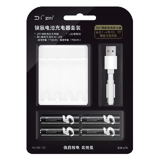 Bộ đế sạc vào pin sạc AA ZMi PB401 kèm cáp microUSB + Pin Zi5 và nhiều phân loại khác