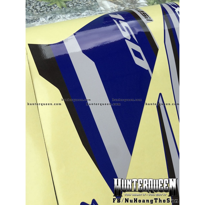 Tem in UV dán xe Exciter 150. Tem GP 2016. Decal cao cấp kích thước chuẩn