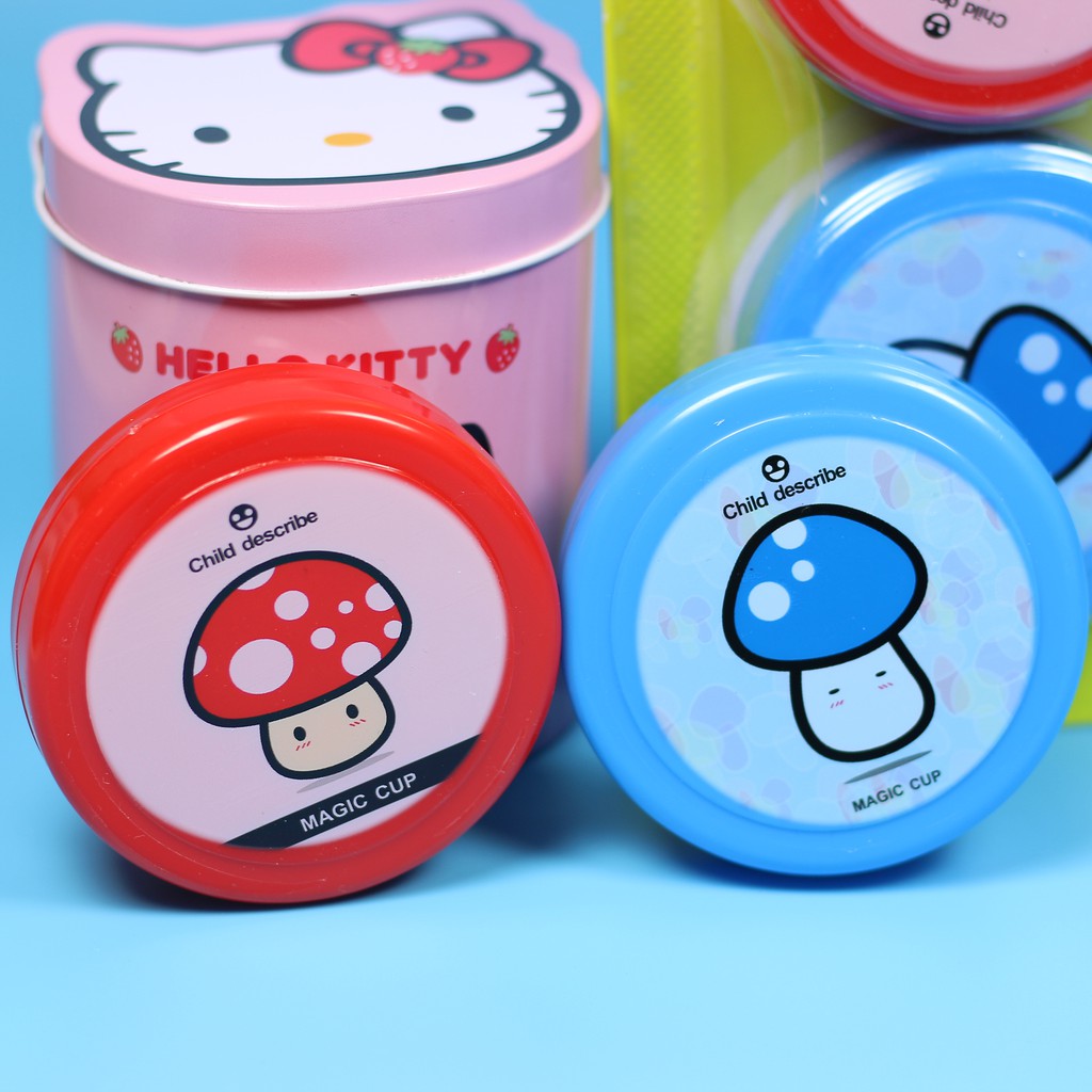 Bộ 2 cốc uống nước ma thuật Magic cup nhiều màu sắc
