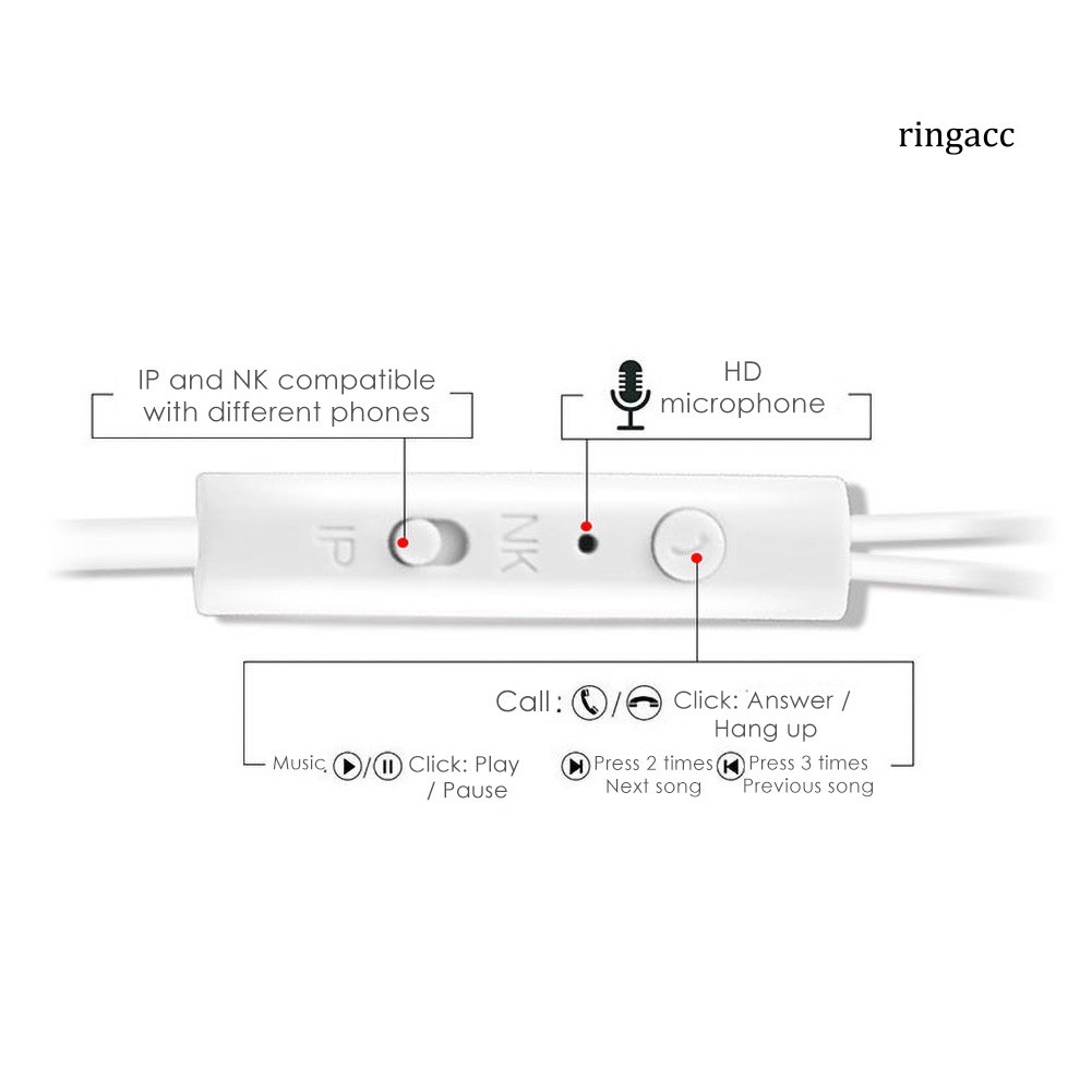 Tai Nghe Chụp Tai Jack 3.5mm Âm Thanh Siêu Trầm Có Micro Và Nút Điều Khiển