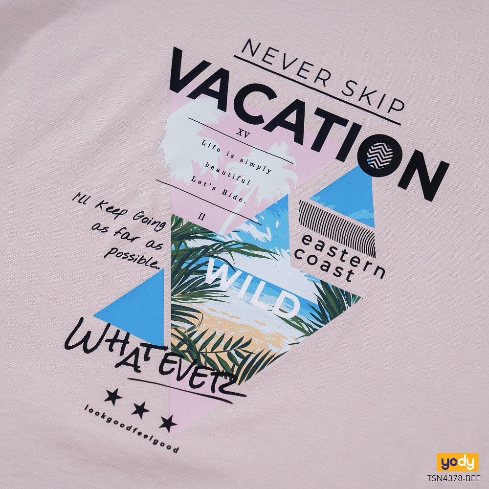 Áo thun Yody nữ in Vacation TSN4378 | BigBuy360 - bigbuy360.vn