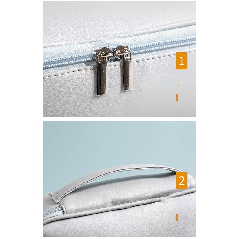 Túi Đựng Mỹ Phẩm Bằng Da PU Chống Thấm Nước Tiện Lợi Khi Đi Du Lịch