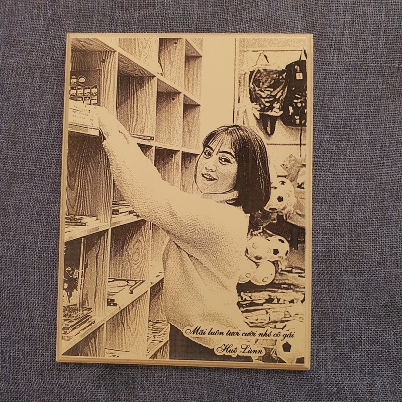 Khung ảnh gỗ ~khắc hình ảnh theo yêu cầu