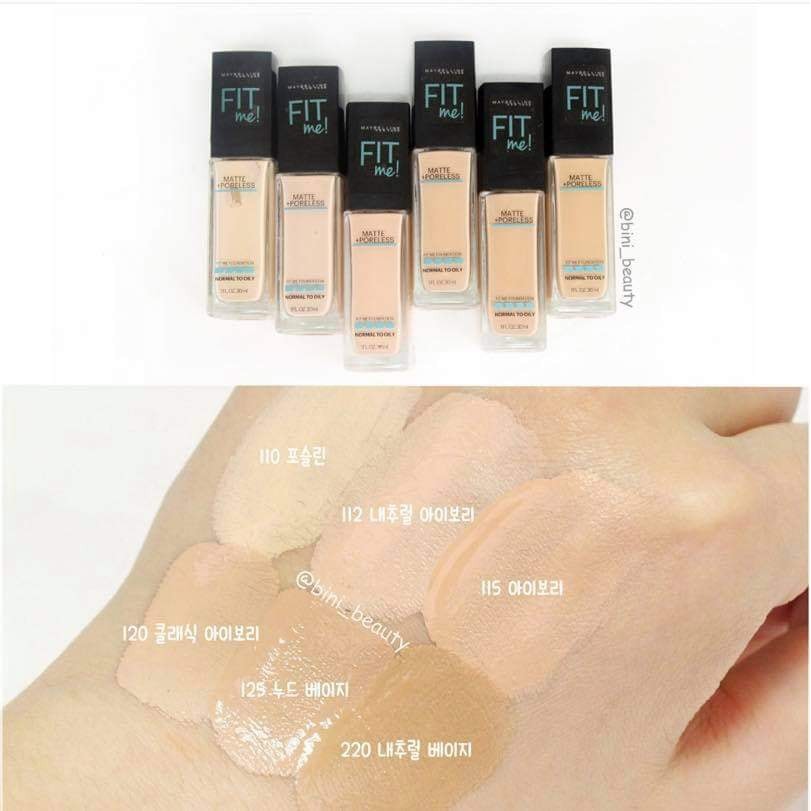 Kem nền MAYBELLINE FIT ME MATTE + PORELESS FOUNDATION | BigBuy360 - bigbuy360.vn
