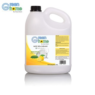 Nước rửa chén hữu cơ Greenhome - can 3,8 LÍT