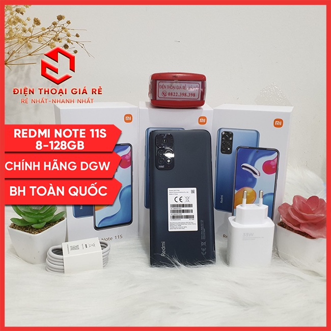Điện thoại Xiaomi Redmi Note 11S (Chính hãng )-[Giá rẻ HN, BH chính hãng 18 tháng]