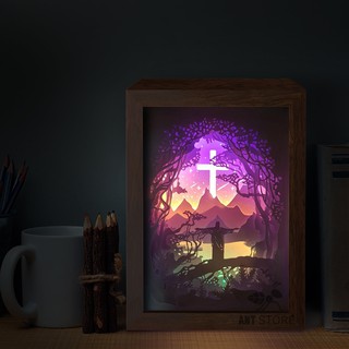 Đèn giấy nghệ thuật " chúa jesus" - ant 31