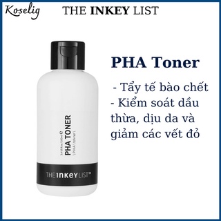 Nước hoa hồng PHA Toner 100ml - THE INKEY LIST