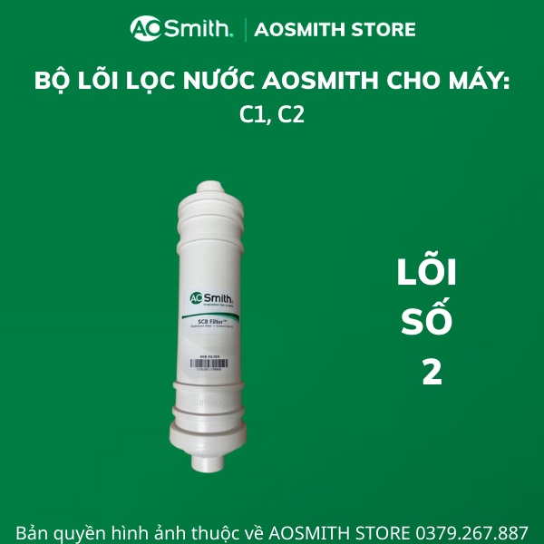 Lõi lọc nước Aosmith C1, C2 - Hàng chính hãng,