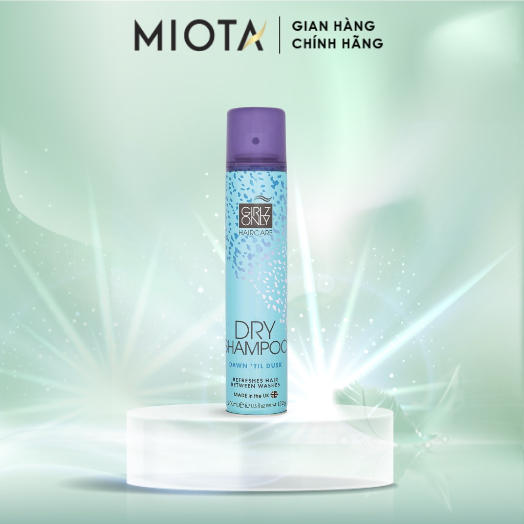 Dầu gội khô girlz only Party Nights / Dawn 'Til Dusk / Dazzling Volume / For Brunettes / For Blondes / De-frizz 200ml