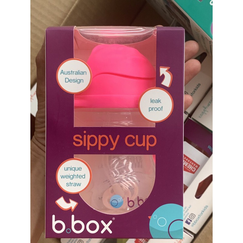 BÌNH TẬP UỐNG NƯỚC B BOX 240 ml Úc - BÌNH NƯỚC BBOX 360 Chống Tràn Mọi Góc Độ Sippy Cup