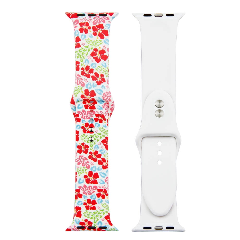 【Apple Watch Strap】Dây đeo silicon nhiều màu cho đồng hồ thông minh Apple Watch Series 5 6 se 4 3 2 1