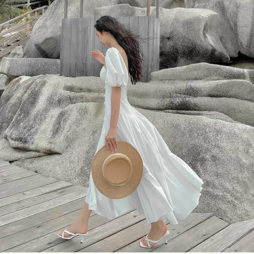 Váy maxi mùa hè trẻ trung, hàng đẹp bán shop, phong cách trẻ trung, phom dưới 52kg  tùy chiều cao | BigBuy360 - bigbuy360.vn