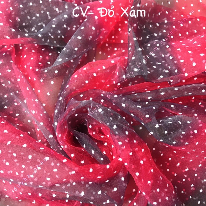 ☀️VẢI VOAN XỐP CỤC BÔNG CẦU VỒNG☀️