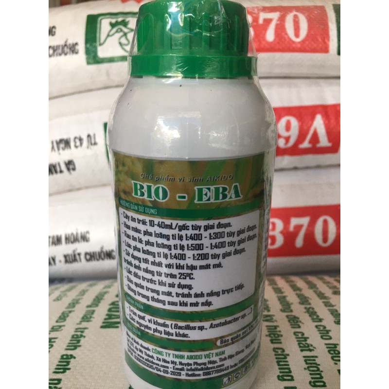 Bio-eba dịch trùn quế ủ vi sinh