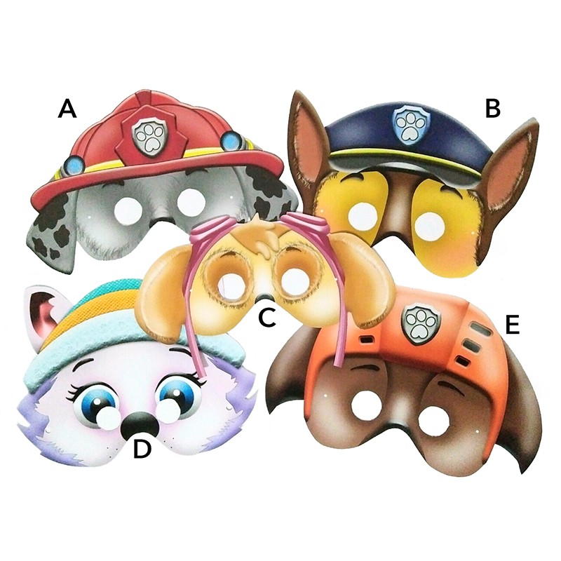 Paw Patrol Mặt Nạ Hình Chú Chó Cứu Hộ Xinh Xắn