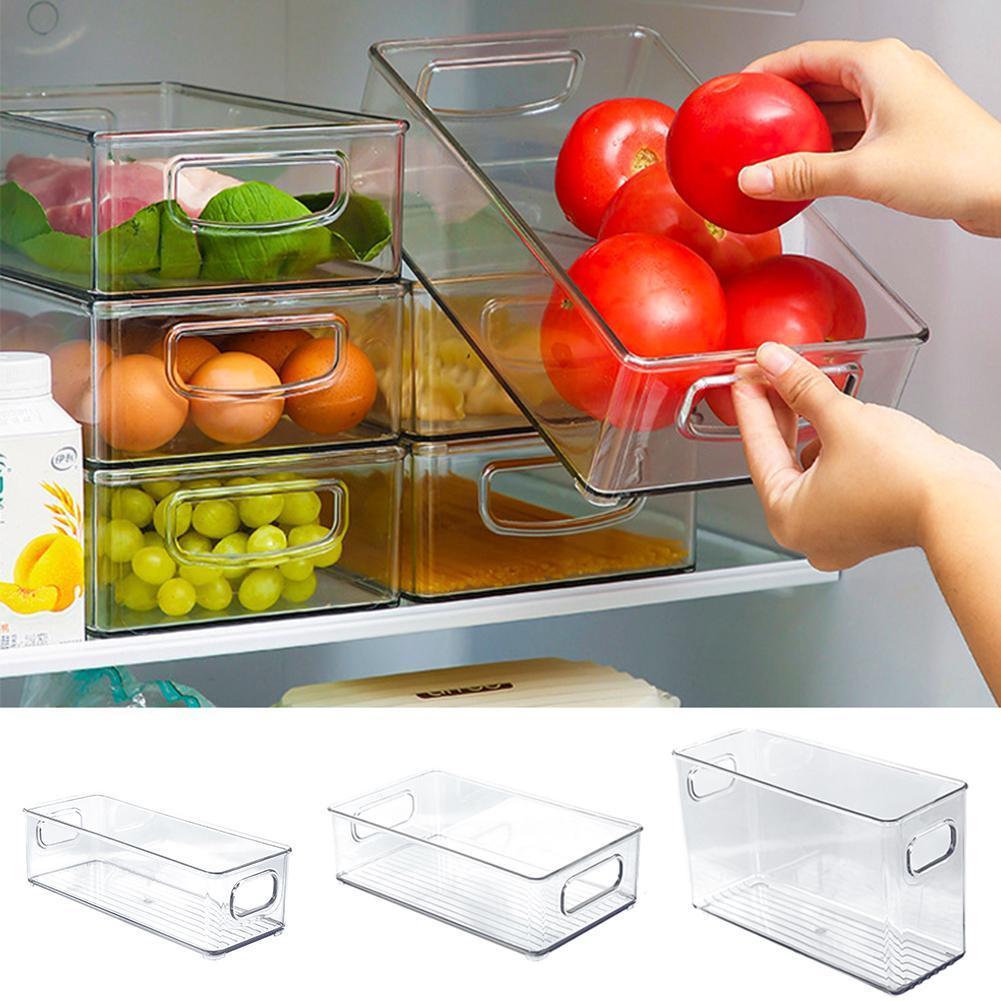 Hộp nhựa bảo quản thực phẩm trong tủ lạnh có tay cầm tiện dụng
