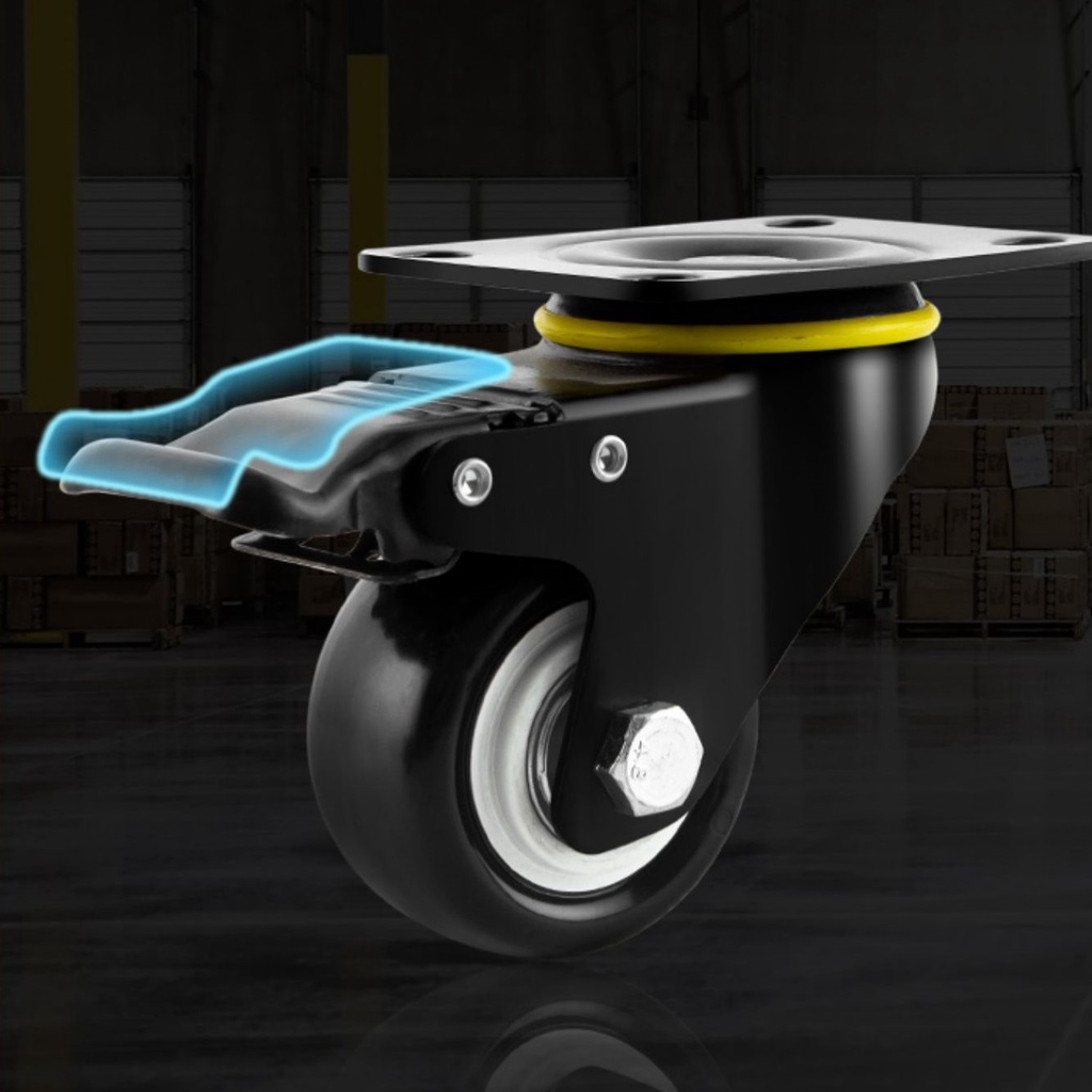 Combo 8 Bánh xe PVC cao cấp, bánh xe loa kẹo kéo cao cấp Nguyên Việt