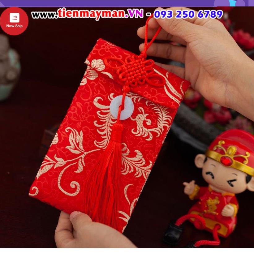 SẴN HÀNG Bao Lì Xì Vải Gấm Cao Cấp Tết 2024