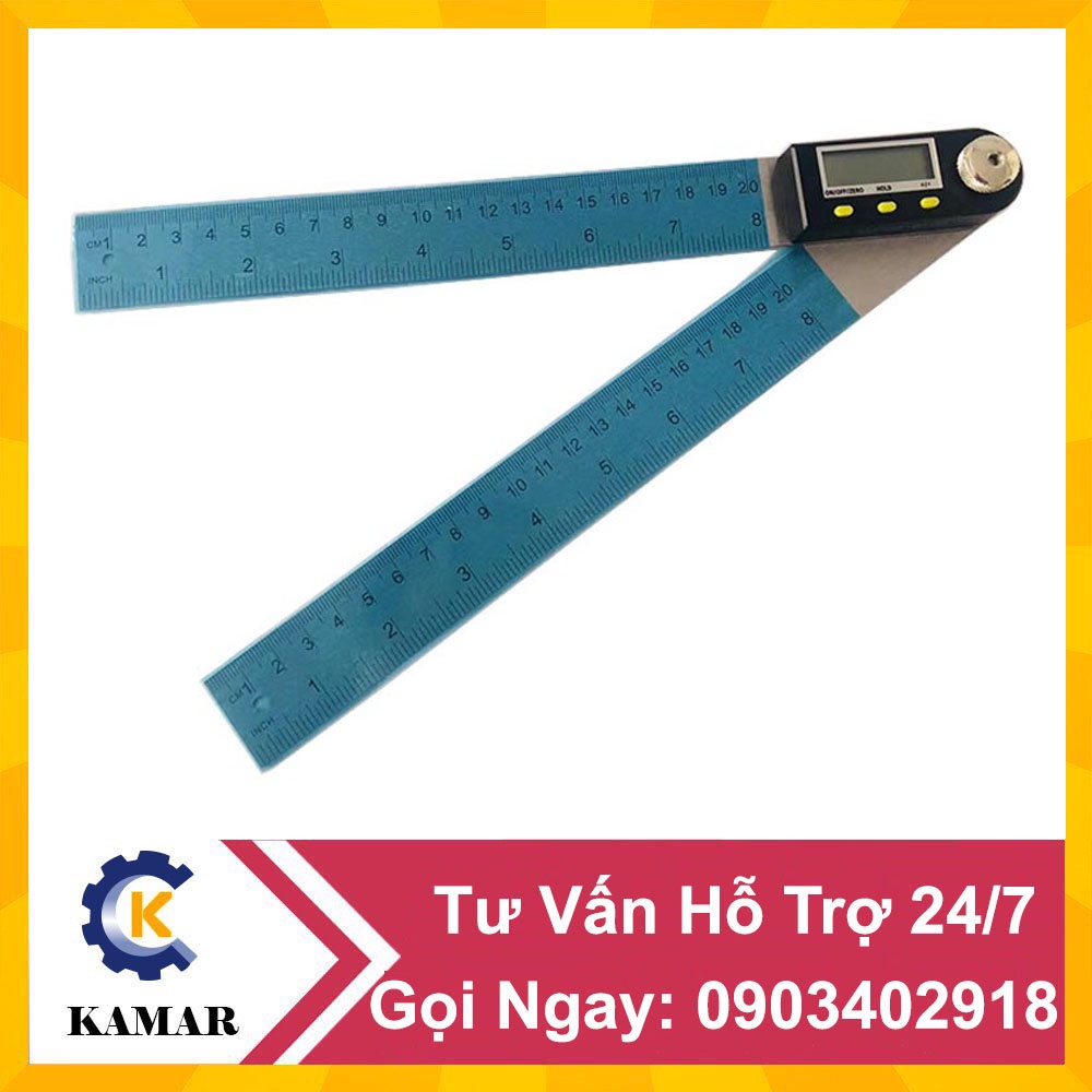 Thước Ke Góc Điện Tử 20cm Xoay 360 Độ