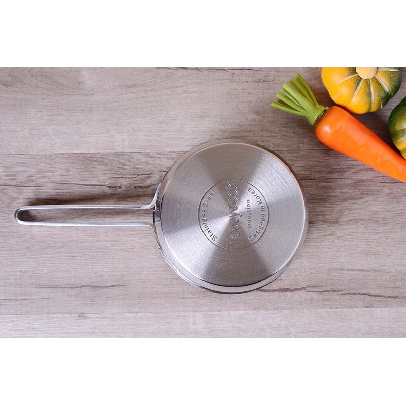 Nồi Quánh Inox Cao Cấp 3 Đáy Happy Cook Milan Plus Q16-MLP (16cm)