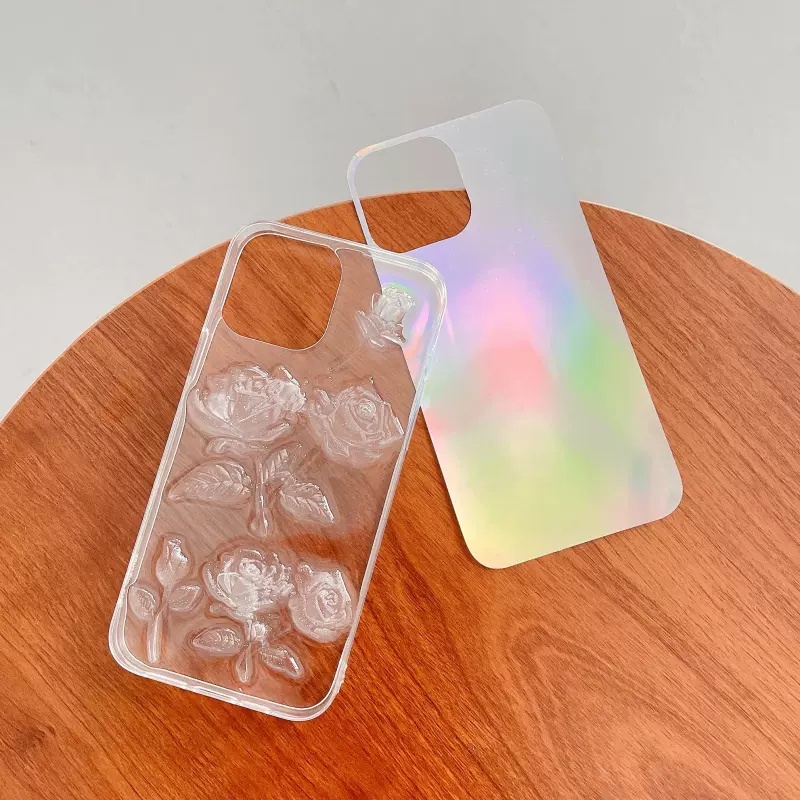Ốp Điện Thoại TPU Mềm Siêu Mỏng Chống Sốc Phối Hoa Hồng / Bướm Cho Iphone 14 Pro Max 13 12 Pro 11Pro Max XR Xs Max 8 7Plus