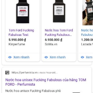Nước hoa TF 100ml __ Tem Mỹ Macy's