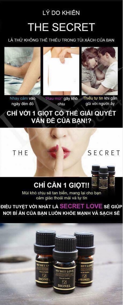 Tinh dầu nước hoa Dionel secret love