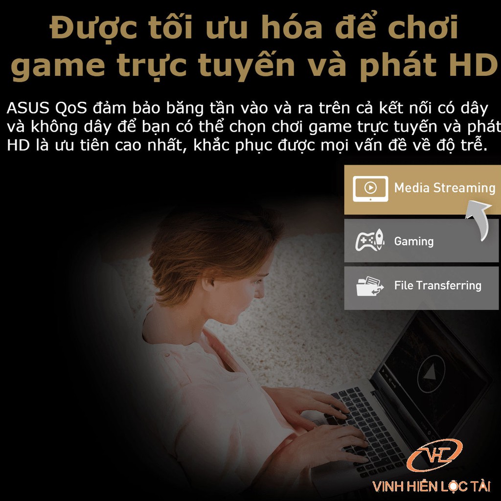 Thiết bị mạng Asus Router Wifi RT-AC1500UHP - Hàng chính hãng new 100% | BigBuy360 - bigbuy360.vn