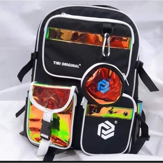(MỚI) BALO Tibi  HOLOGRAM [Kèm giấy thơm + túi tote]