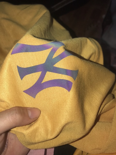 [Giá sốc] Áo phông logo NY phản quang in ngực HARIQUEEN