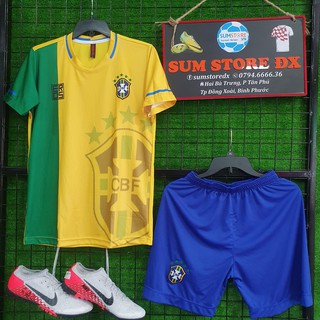 Áo Bóng Đá Độc Lạ Brazil II -Đồ Đá Banh vải Thun Thái Lạnh Cao Cấp-Đồ Đá Banh Thể Thao Mới Đẹp