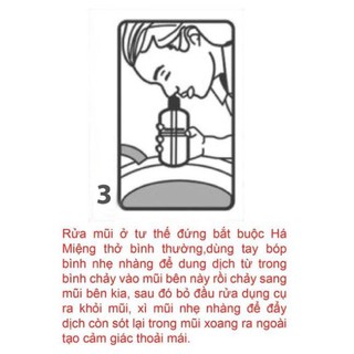Bình rửa mũi SRK SALTMAX (Hộp 10 gói x 2,145g+ chai nhựa 240ml)