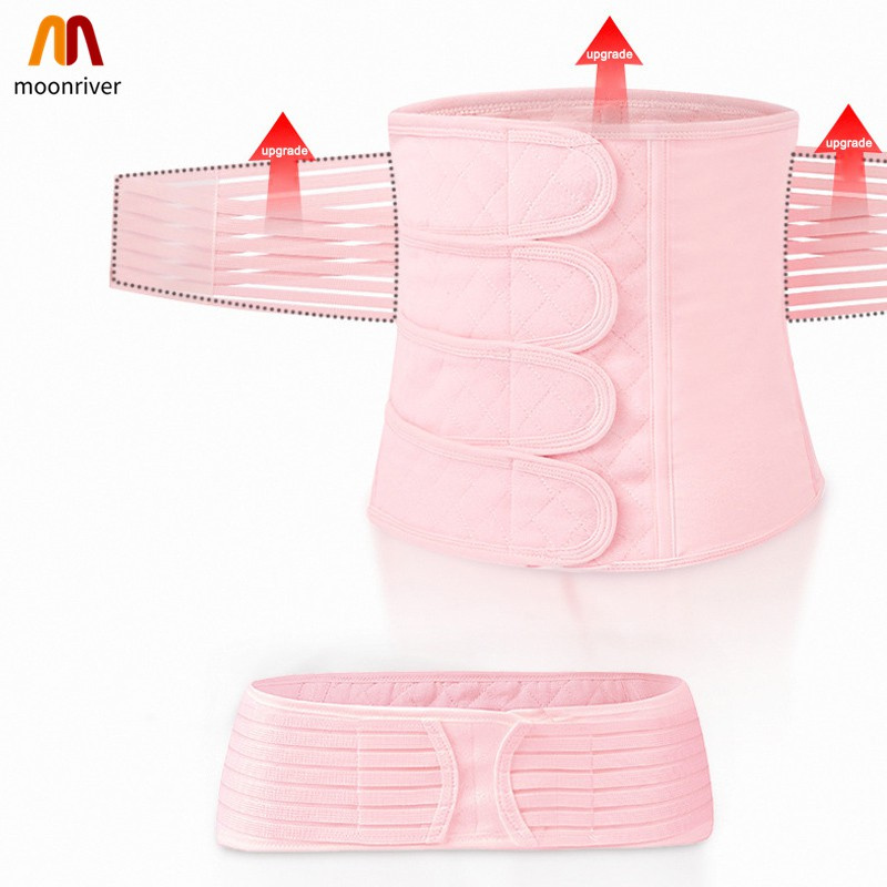 Postnatal Support Belly Band High Waist Shaping Belly Band Women 2-in-1 Belt Set