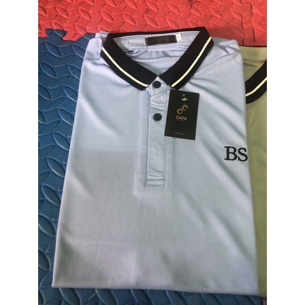 Áo polo nam cổ dệt  chất cotton thấm hút mồ hôi thêu logo - Áo thun nam mẫu mới