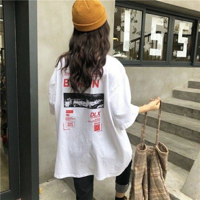 Áo Thun Tay Lỡ 100% Cotton Nam Nữ Unisex BERLIN