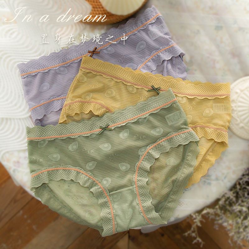 Quần Lót Ren Nữ Siêu Co Giãn Nâng Mông Gợi Cảm Kháng Khuẩn ELSA BRA- 320