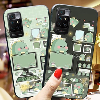 Ốp lưng điện thoại Xiaomi redmi note 10 / redmi note 10 pro khủng long dino happy