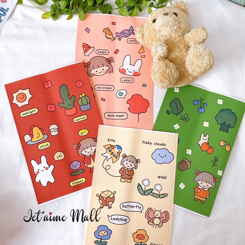 Túi giấy mini gói hàng, gói quà size 14cmx20cm nhiều màu sắc chất lượng tốt