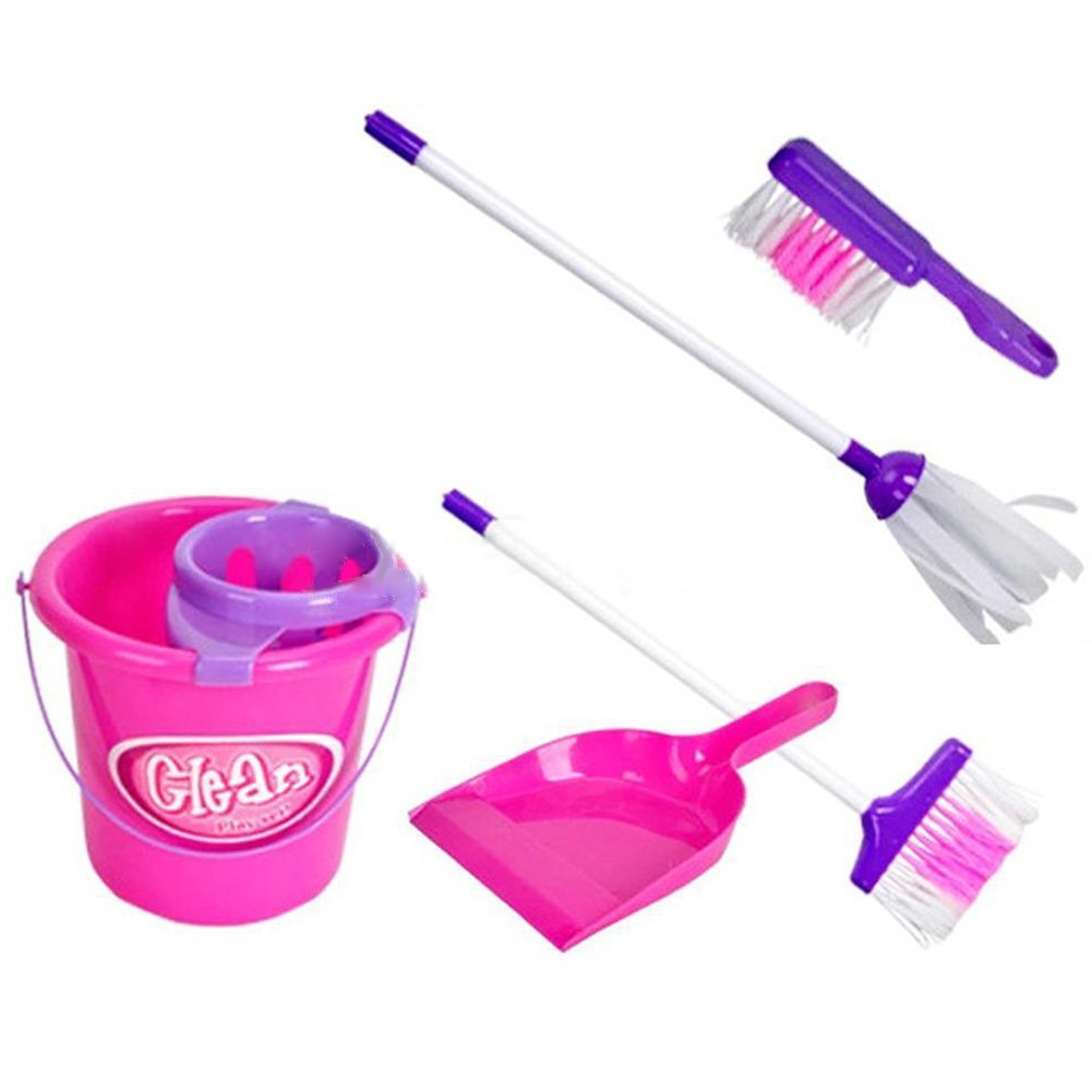 Bộ đồ chơi vệ sinh nhà cửa thú vị dành cho các bé